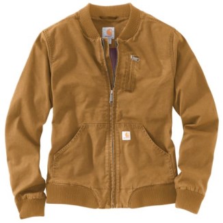 CRAWFORD BOMBER JACKET - CARHARTT BROWN