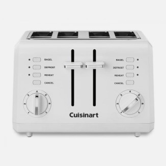 4 SLICE COMPACT PLASTIC TOASTER