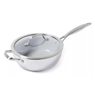 GreenPan Venice Pro Ceramic Nonstick 3.5 qt. Chef's Pan with Helper Handle