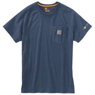 FORCE&reg; COTTON DELMONT SHORT-SLEEVE T-SHIRT - LIGHT HURON HEATHER