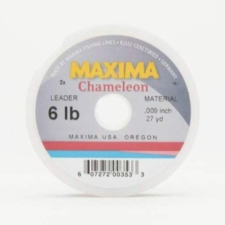Maxima Chameleon Monofilament Leader Wheel 6lb 27yd