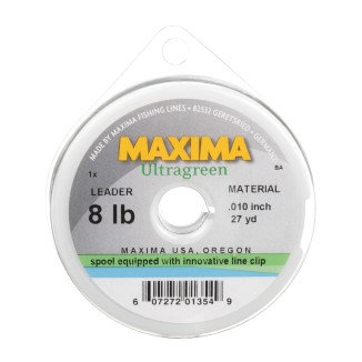 Maxima Ultragreen Leader Wheel 8lb 27yds