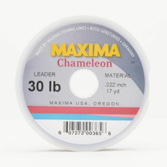 Maxima Chameleon Monofilament Leader Wheel 30lb 17yd