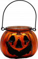 HALLOWEEN PUMPKIN JAR 3.9'